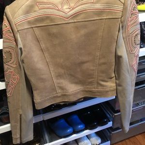 Bcbg Maxaria suede jacket (brand new) xs